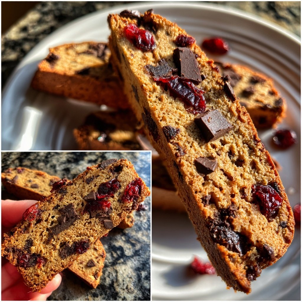 Chocolate Cranberry Biscotti