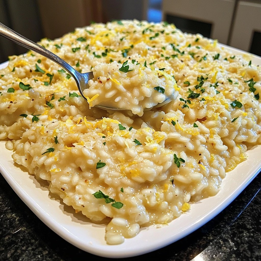 Romantic Lemon Parmesan Risotto
