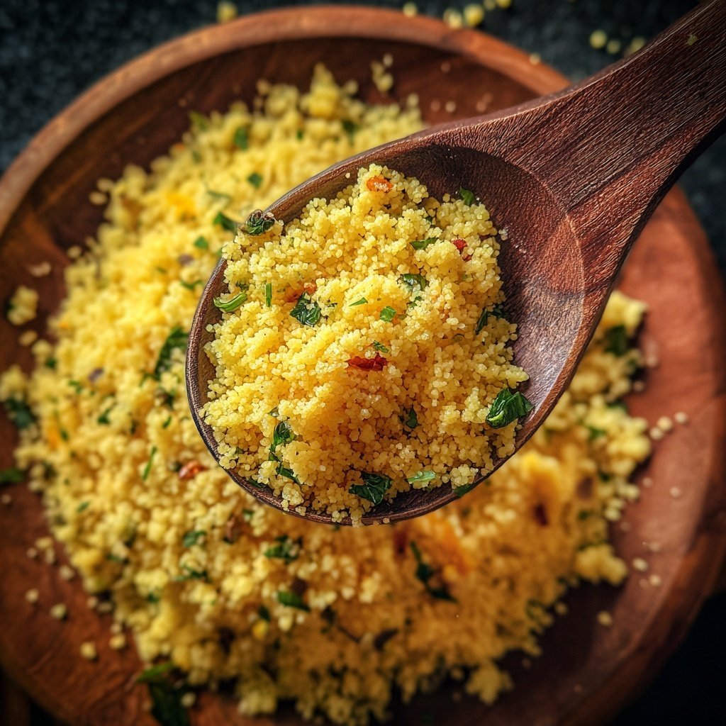 Valentine Dinner Lemon Herb Couscous