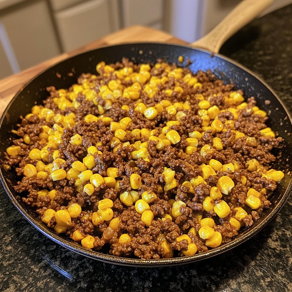 Ground Beef Skillet with Corn