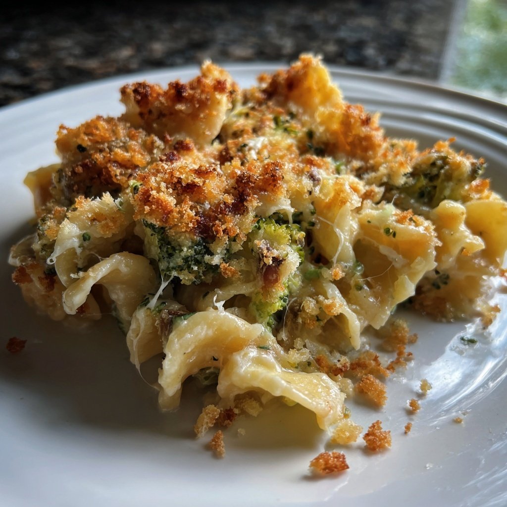 Sunday Creamy Broccoli Pasta Bake