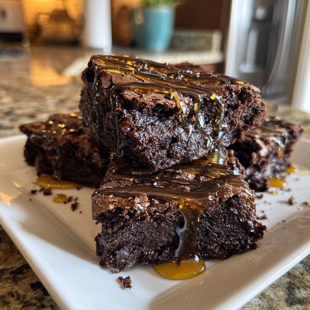Cottage Cheese Brownies with Maple Syrup
