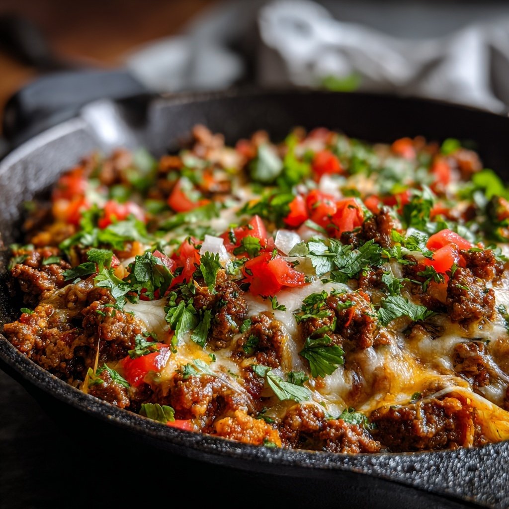 Ground Beef Taco Skillet