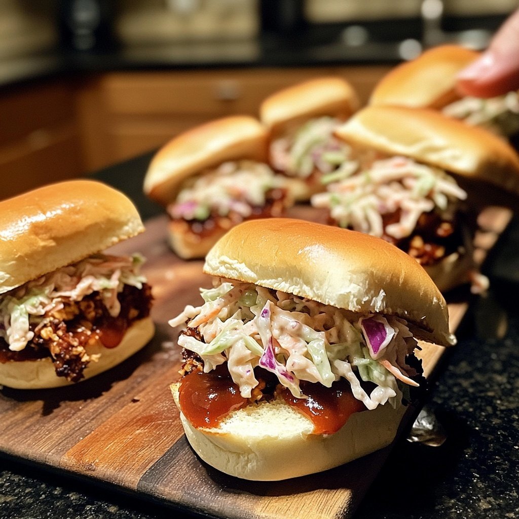 Sliders with BBQ Jackfruit