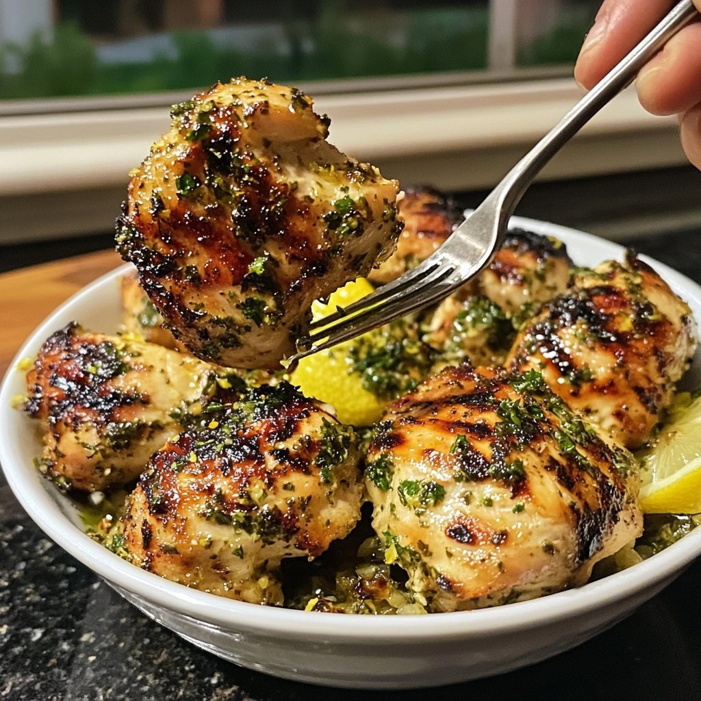 Grilled Lemon Herb Chicken Bowl