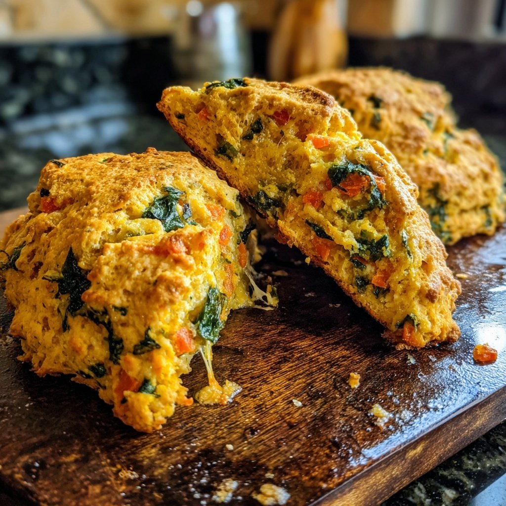 Super Bowl Party Food Savory Veggie Scones