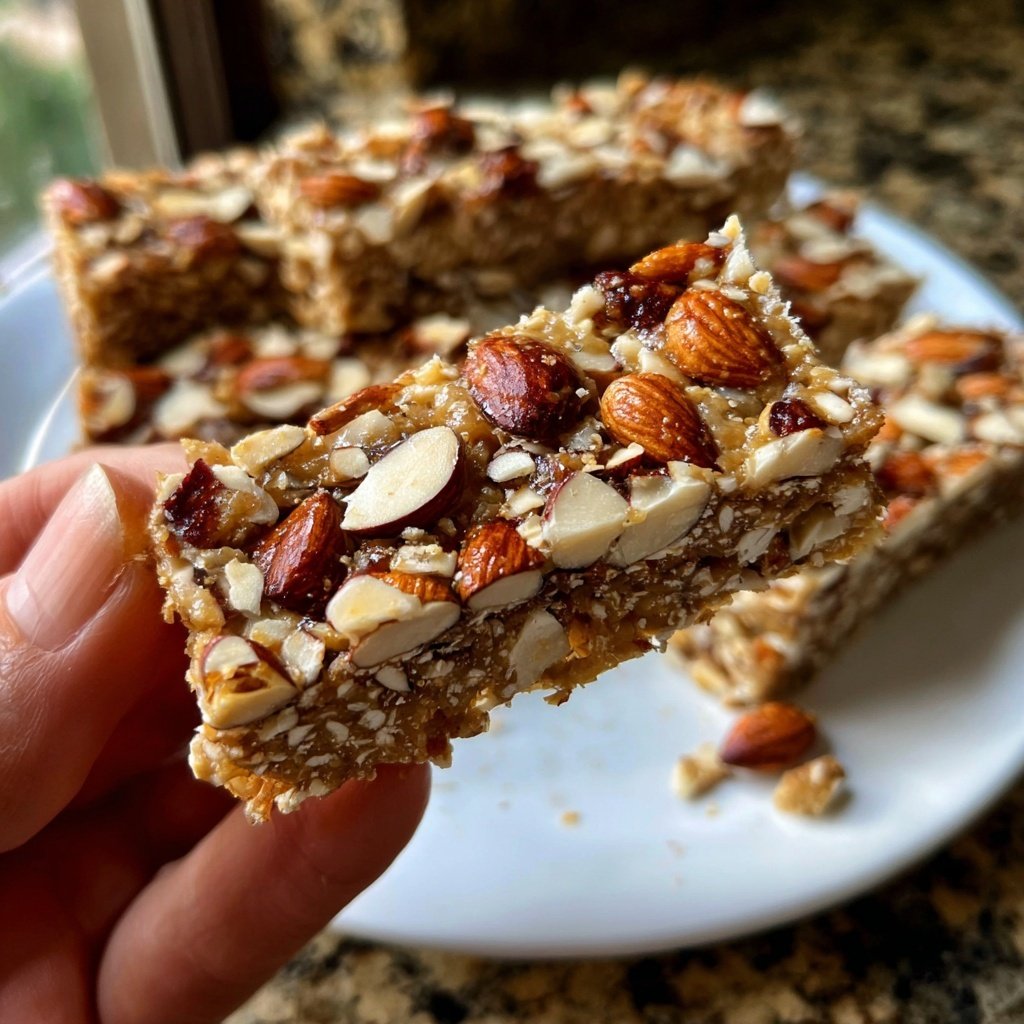 Vanilla Almond Breakfast Bars