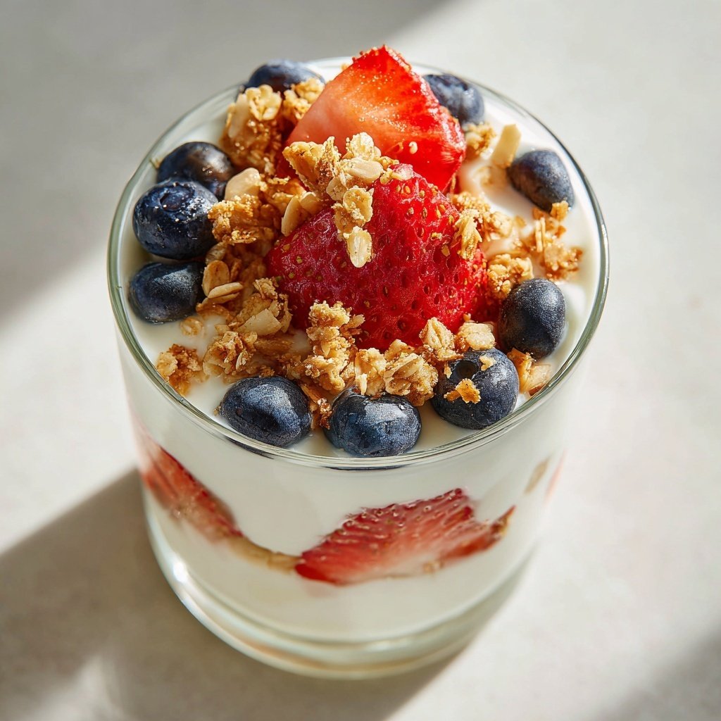 Berry Yogurt Breakfast Glass