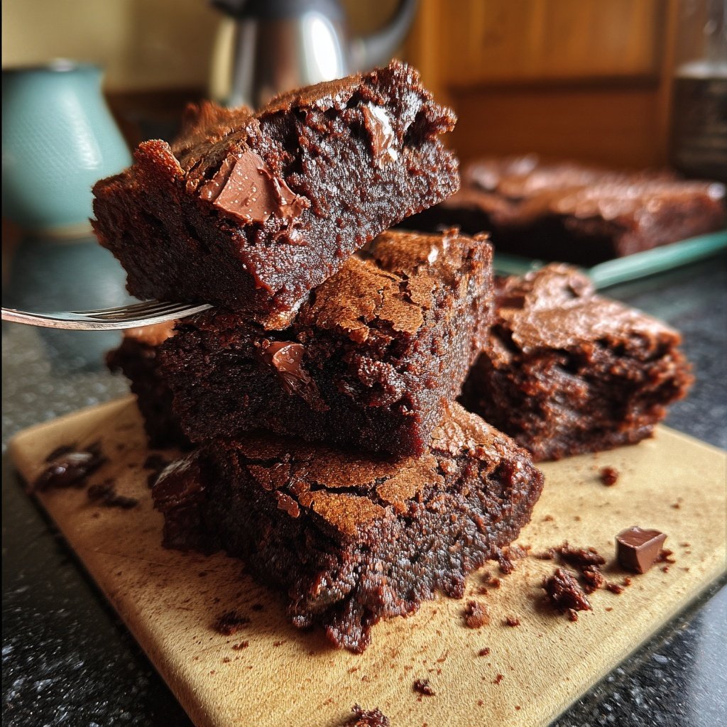 Cottage Cheese Brownies with Cinnamon