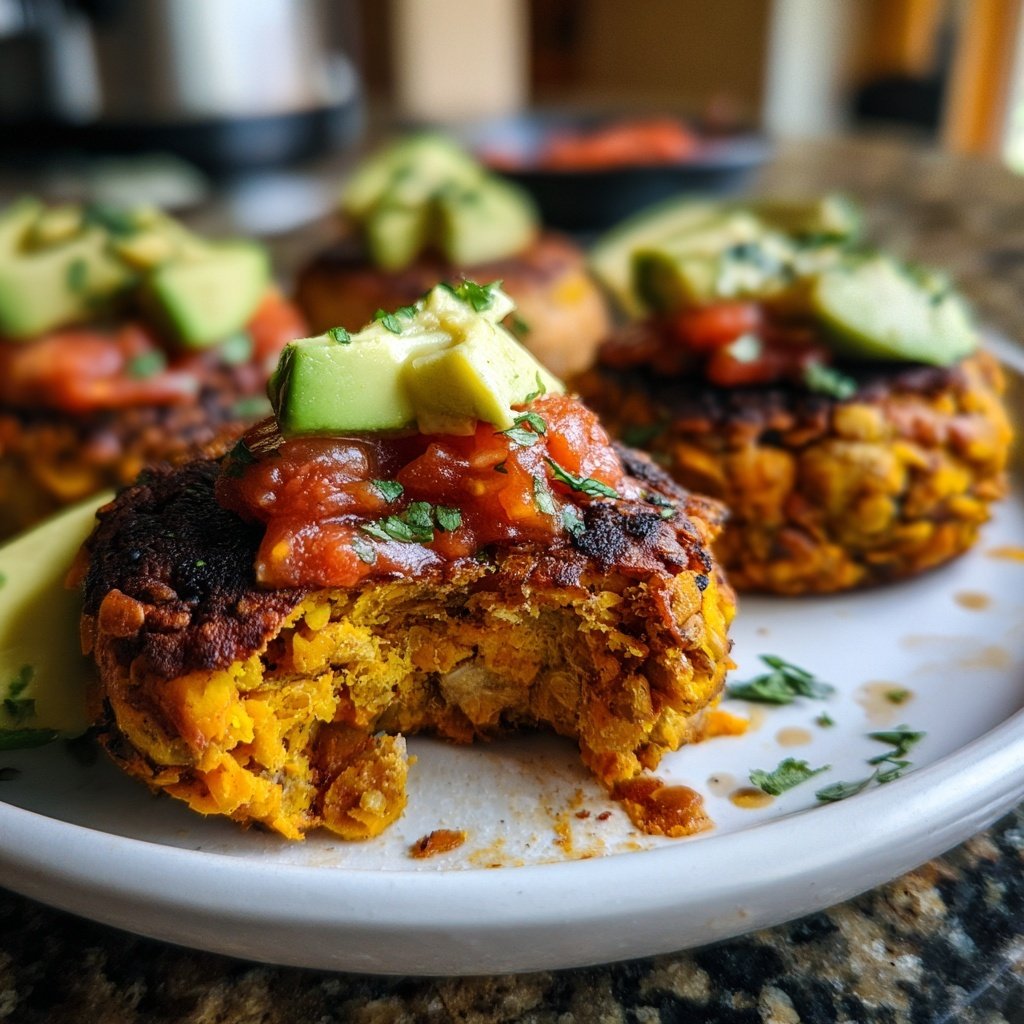Easy Slider Sweet Potato Lentil Sliders