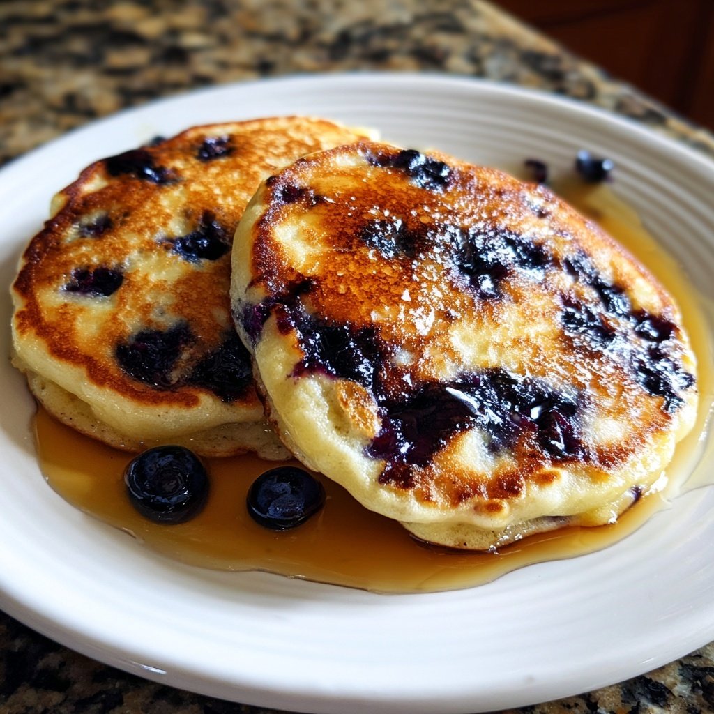 Lemon Blueberry Pancakes