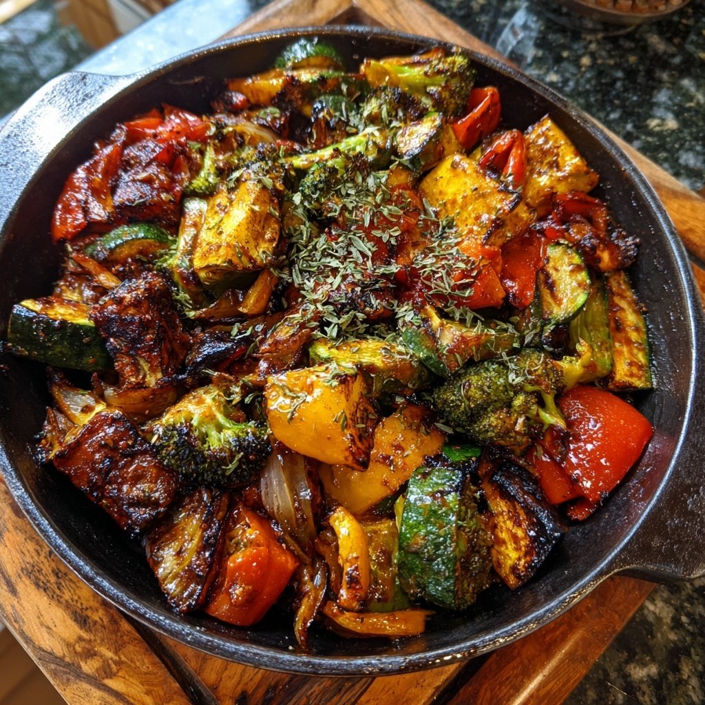 Smoky Paprika Veggie Skillet