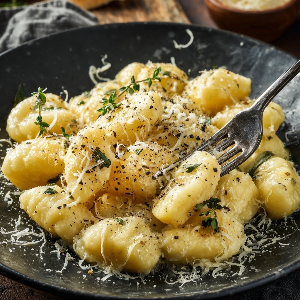 Romantic Lemon Parmesan Gnocchi